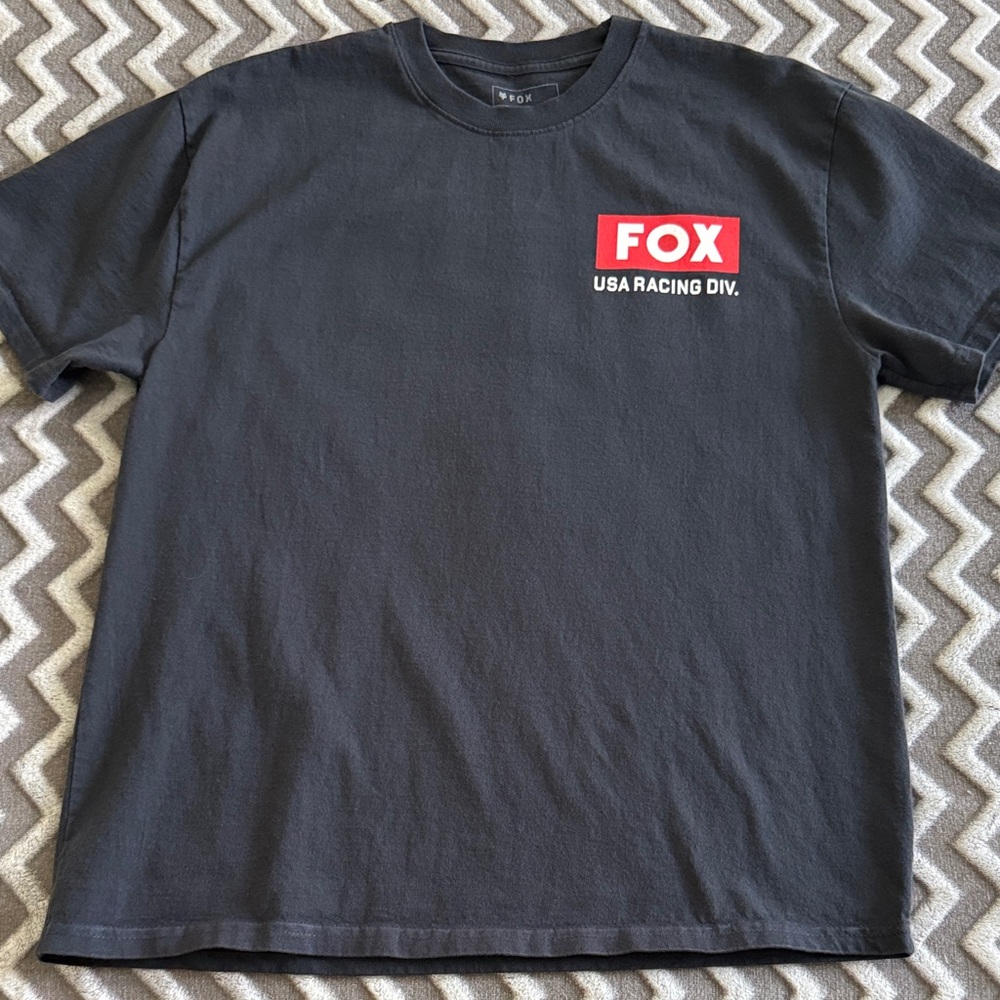 Fox Men's Black Racing Tee